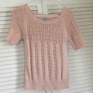 DKNY crop sweater with pearls